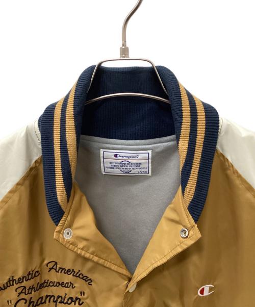 Champion（チャンピオン）Champion (チャンピオン) SHAWL COLLAR JAC イエロー サイズ:Lの古着・服飾アイテム