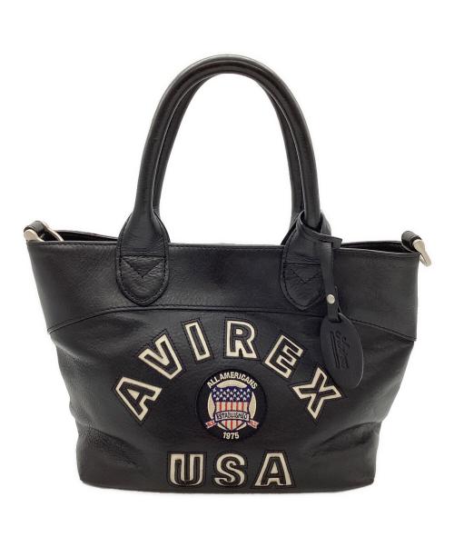 AVIREX（アヴィレックス）AVIREX (アヴィレックス) BULTO限定 ミニトート ブラックの古着・服飾アイテム