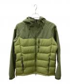 MAMMUTマムート）の古着「Rime Pro IN Hybrid Hooded Jacket」｜グリーン