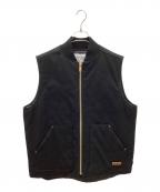 Poler Outdoor Stuffポーラーアウトドアスタッフ）の古着「ダックキャンバス ベスト」｜ブラック