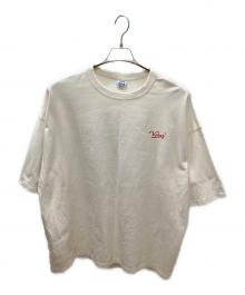 KEBOZ（ケボズ）の古着「バックビッグロゴ野球ボーイ Tシャツ」｜ホワイト