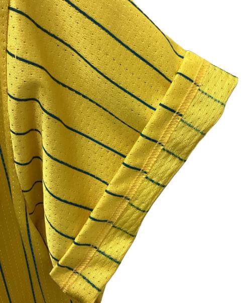 Majestic（マジェスティック）Majestic (マジェスティック) 90-00'sヤンキースベースボールシャツ イエロー サイズ:XLの古着・服飾アイテム