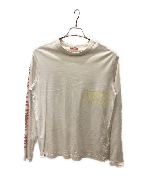 DIESEL（ディーゼル）DIESEL (ディーゼル) 長袖Tシャツ ベージュ サイズ:表記無しの古着・服飾アイテム