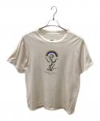 MM6 Maison Margielaエムエムシックスメゾンマルジェラ）の古着「Tシャツ」｜ホワイト