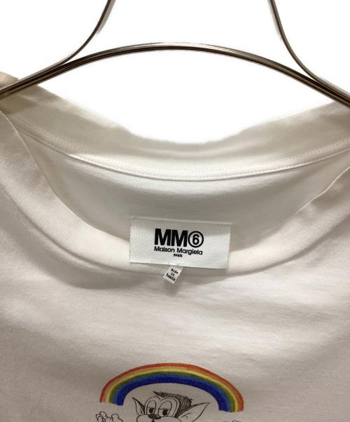 MM6 Maison Margiela（エムエムシックスメゾンマルジェラ）MM6 Maison Margiela (エムエムシックスメゾンマルジェラ) Tシャツ ホワイト サイズ:Sの古着・服飾アイテム