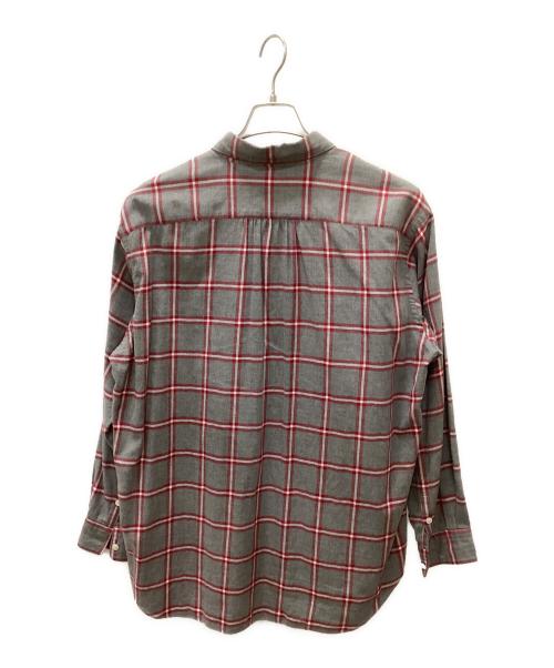 FUJITO（フジト）FUJITO (フジト) チェックシャツ レッド×グレー サイズ:Sの古着・服飾アイテム