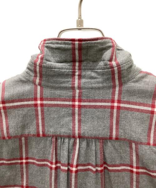 FUJITO（フジト）FUJITO (フジト) チェックシャツ レッド×グレー サイズ:Sの古着・服飾アイテム