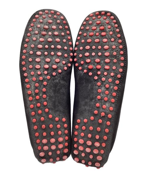 TOD'S（トッズ）TOD'S (トッズ) Ferrari (フェラーリ) スウェードドライビングシューズ ブラック サイズ:6 1/2の古着・服飾アイテム