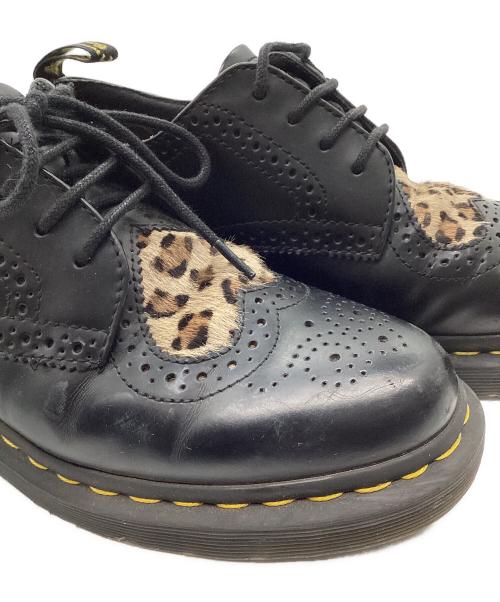 Dr.Martens（ドクターマーチン）Dr.Martens (ドクターマーチン) JOYCE HRT BROGUE SHOE BLACK + MEDIUM LEOPARD サイズ:UK6の古着・服飾アイテム