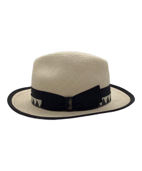 BORSALINO（ボルサリーノ）BORSALINO (ボルサリーノ) PANAMA QUITO JACQUARD CAP サイズ:57の古着・服飾アイテム