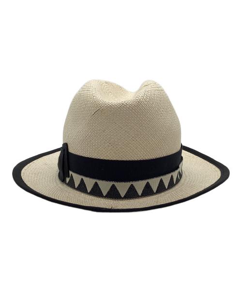 BORSALINO（ボルサリーノ）BORSALINO (ボルサリーノ) PANAMA QUITO JACQUARD CAP サイズ:57の古着・服飾アイテム
