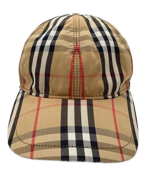 BURBERRY LONDON ENGLAND（バーバリー ロンドン イングランド）BURBERRY LONDON ENGLAND (バーバリー ロンドン イングランド) ノバチェックボールキャップ ベージュの古着・服飾アイテム