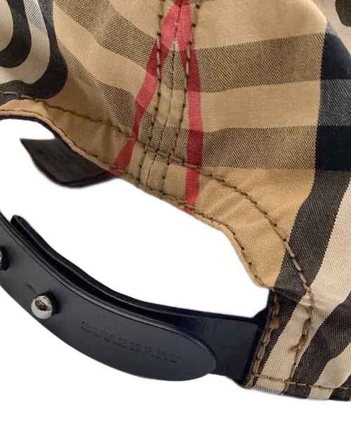BURBERRY LONDON ENGLAND（バーバリー ロンドン イングランド）BURBERRY LONDON ENGLAND (バーバリー ロンドン イングランド) ノバチェックボールキャップ ベージュの古着・服飾アイテム