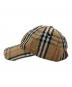 BURBERRY LONDON ENGLAND (バーバリー ロンドン イングランド) ノバチェックボールキャップ ベージュ：20000円