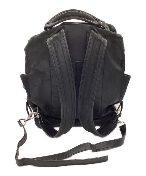 ALEXANDER WANG（アレキサンダー・ワン）ALEXANDER WANG (アレキサンダーワン) WALLIE BACKPACK IN BLACK WITH RHODIUM ブラックの古着・服飾アイテム