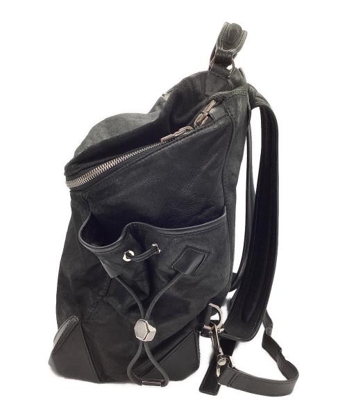 ALEXANDER WANG（アレキサンダー・ワン）ALEXANDER WANG (アレキサンダーワン) WALLIE BACKPACK IN BLACK WITH RHODIUM ブラックの古着・服飾アイテム