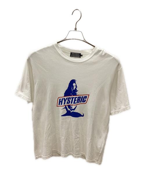 Hysteric Glamour（ヒステリックグラマー）Hysteric Glamour (ヒステリックグラマー) SATISFACTION Tシャツ ホワイト サイズ:Ｍの古着・服飾アイテム