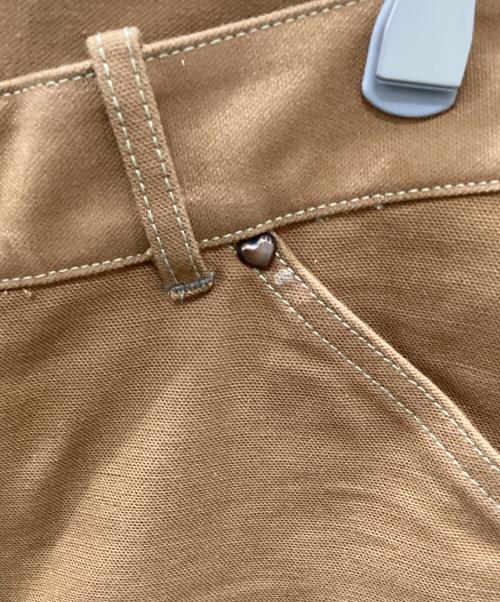 HUMAN MADE（ヒューマンメイド）HUMAN MADE (ヒューマンメイド) DUCK WORK PANTS ブラウン サイズ:Ｍの古着・服飾アイテム