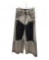Nebula Fusion（ネビュラ フュージョン）の古着「13oz denim double waist baggy pants」｜ブラック