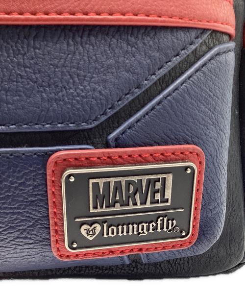 Lounge Fly（ラウンジフライ）Lounge Fly (ラウンジフライ) MARVEL (マーベル) キャプテン・アメリカ ミニバックパック ネイビーの古着・服飾アイテム