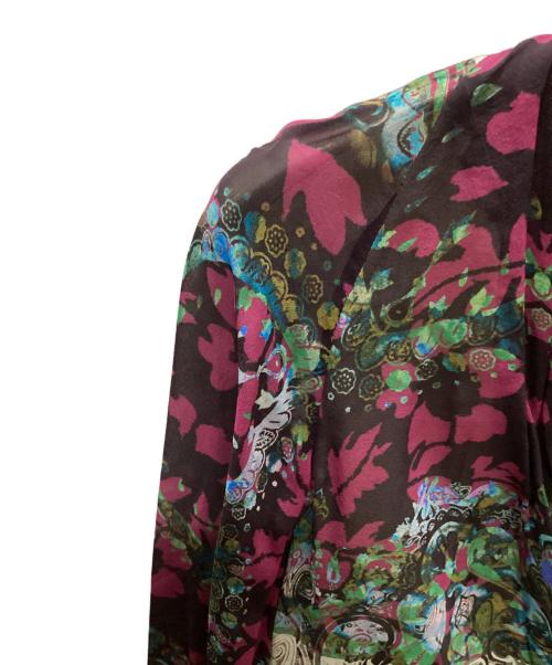 ETRO（エトロ）ETRO (エトロ) シルクワンピース パープル×ベージュ サイズ:44の古着・服飾アイテム