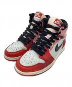 NIKEナイキ）の古着「ハイカットスニーカー」｜レッド×ホワイト