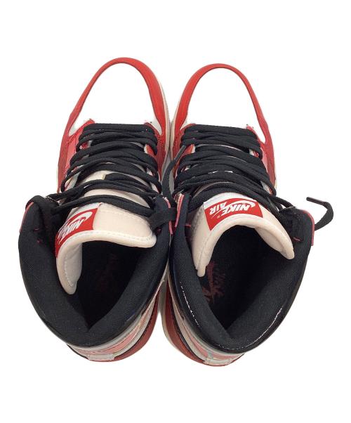 NIKE（ナイキ）NIKE (ナイキ) ハイカットスニーカー レッド×ホワイト サイズ:26cmの古着・服飾アイテム