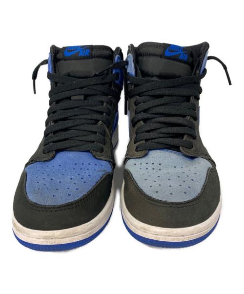 NIKE（ナイキ）NIKE (ナイキ) AIR JORDAN 1 RETRO HIGH OG ブルー×ブラック サイズ:26cmの古着・服飾アイテム