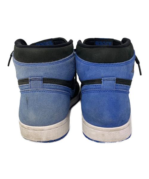 NIKE（ナイキ）NIKE (ナイキ) AIR JORDAN 1 RETRO HIGH OG ブルー×ブラック サイズ:26cmの古着・服飾アイテム