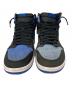 NIKE (ナイキ) AIR JORDAN 1 RETRO HIGH OG ブルー×ブラック サイズ:26cm：5000円