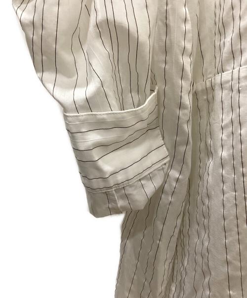 CLANE（クラネ）CLANE (クラネ) 2wayストライプシャツワンピース ホワイト サイズ:1の古着・服飾アイテム