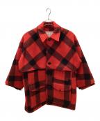 FILSON GARMENTフィルソン ガーメント）の古着「70sダブルマッキーノ クルーザージャケット」｜レッド×ブラウン