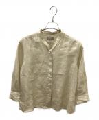 MARGARET HOWELLマーガレットハウエル）の古着「リネンシャツ」｜ベージュ