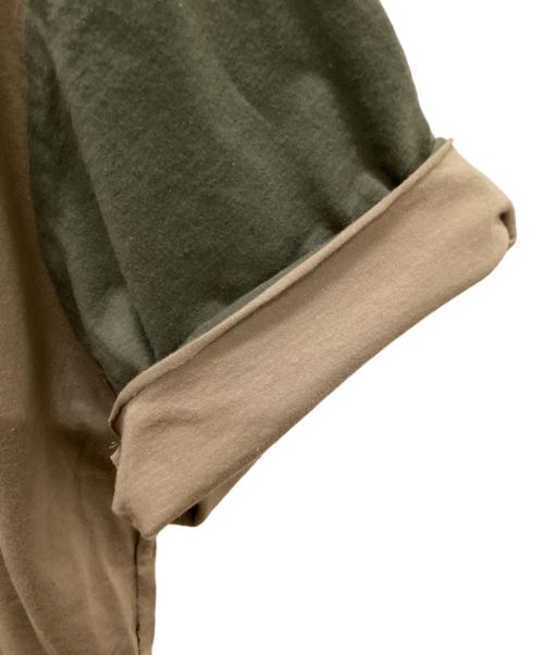 NEXUSVII（ネクサスセブン）NEXUSVII (ネクサスセブン) W-FACE T-SHIRTS カーキ サイズ:50の古着・服飾アイテム
