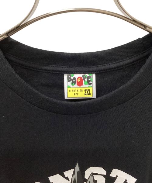 A BATHING APE（ア ベイシング エイプ）A BATHING APE (ア ベイシング エイプ) モンスターハンター (モンスターハンター) 半袖カットソー ブラック サイズ:2XLの古着・服飾アイテム