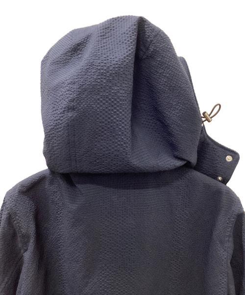 BLACK LABEL CRESTBRIDGE（ブラックレーベル クレストブリッジ）BLACK LABEL CRESTBRIDGE (ブラックレーベル クレストブリッジ) シアサッカーパーカー ネイビー サイズ:Lの古着・服飾アイテム