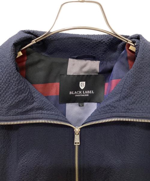 BLACK LABEL CRESTBRIDGE（ブラックレーベル クレストブリッジ）BLACK LABEL CRESTBRIDGE (ブラックレーベル クレストブリッジ) シアサッカーパーカー ネイビー サイズ:Lの古着・服飾アイテム