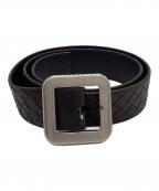 BOTTEGA VENETAボッテガベネタ）の古着「イントレチャートベルト」｜ブラウン