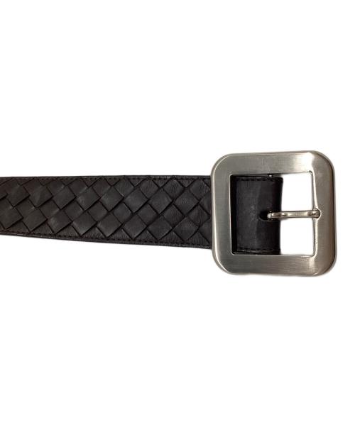 BOTTEGA VENETA（ボッテガベネタ）BOTTEGA VENETA (ボッテガベネタ) イントレチャートベルト ブラウンの古着・服飾アイテム