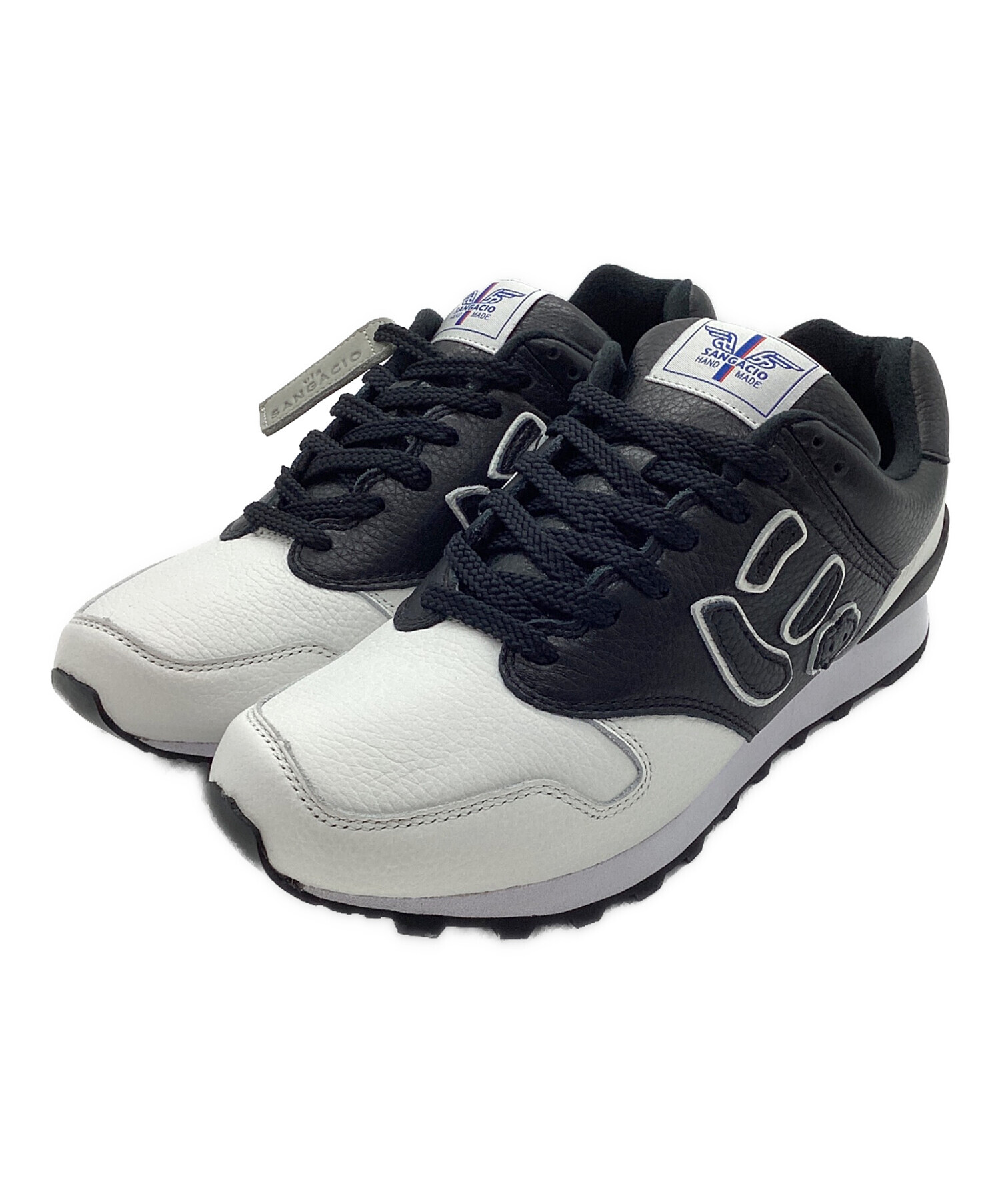 サンガッチョにゅーず(ホワイト/ブラック・26.5cm) Sangacio