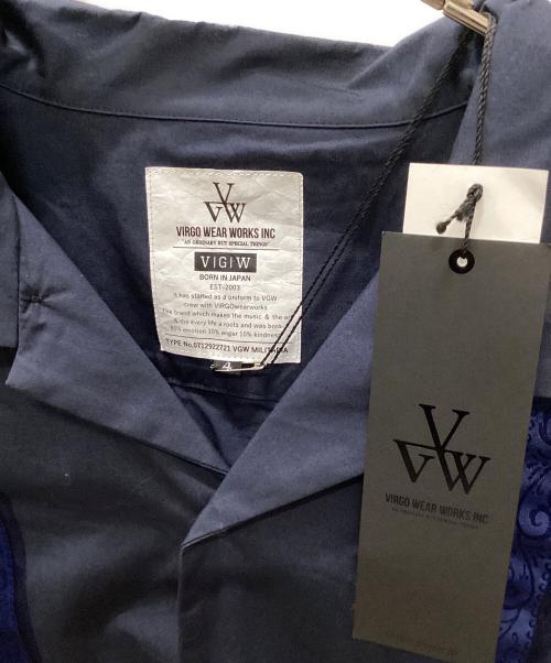 VIRGO（ヴァルゴ）VIRGO (ヴァルゴ) MIDDLE CUBAN SHIRT ネイビー サイズ:4の古着・服飾アイテム