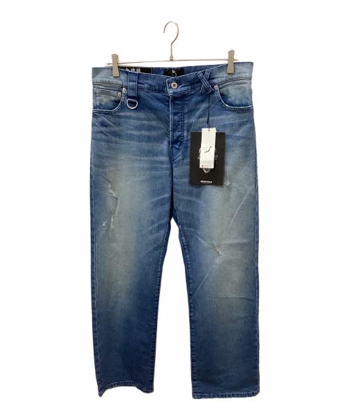 VIRGO（ヴァルゴ）VIRGO (ヴァルゴ) 女神織DENIMES (メガミオリデニム) 90's VINTAGE FAT DENIME ブルー サイズ:2の古着・服飾アイテム