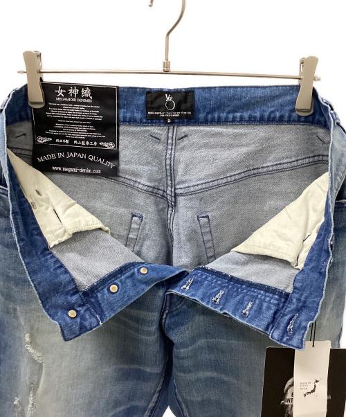 VIRGO（ヴァルゴ）VIRGO (ヴァルゴ) 女神織DENIMES (メガミオリデニム) 90's VINTAGE FAT DENIME ブルー サイズ:2の古着・服飾アイテム
