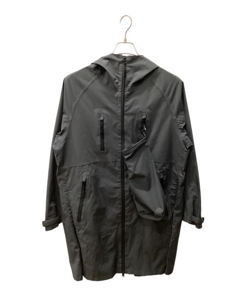 KiU（キウ）KiU (キウ) 4WAYストレッチマルチファンクショナルレインジャケット グレー サイズ:フリーサイズの古着・服飾アイテム