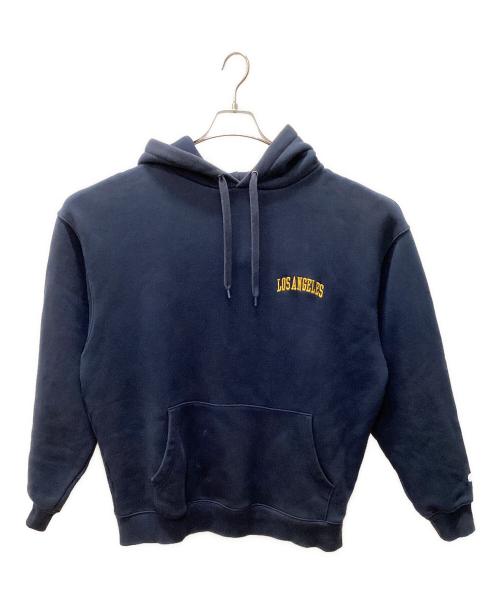 Champion（チャンピオン）Champion (チャンピオン) プルオーバーパーカー ネイビー サイズ:LARGEの古着・服飾アイテム