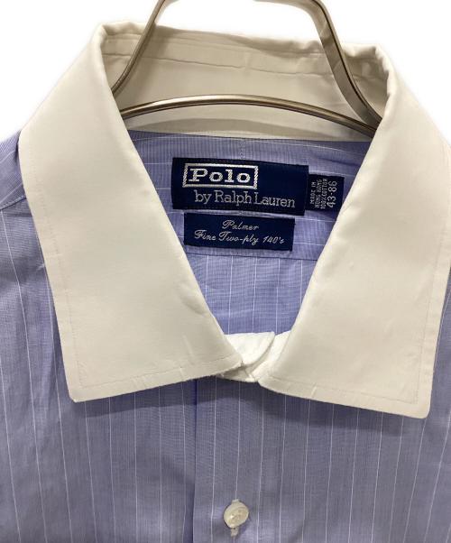 POLO RALPH LAUREN（ポロ・ラルフローレン）POLO RALPH LAUREN (ポロ・ラルフローレン) 長袖シャツ ブルー サイズ:43-86の古着・服飾アイテム