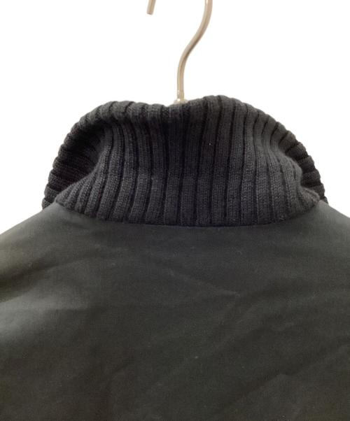 agnes b homme（アニエスベーオム）agnes b homme (アニエスベーオム) 80s~90sリブブルゾン ブラック サイズ:1の古着・服飾アイテム