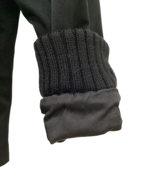 agnes b homme（アニエスベーオム）agnes b homme (アニエスベーオム) 80s~90sリブブルゾン ブラック サイズ:1の古着・服飾アイテム