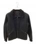 agnes b homme（アニエスベーオム）の古着「80s~90sリブブルゾン」｜ブラック