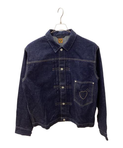HUMAN MADE（ヒューマンメイド）HUMAN MADE (ヒューマンメイド) DENIM WORK JACKET PAST ブルー サイズ:XLの古着・服飾アイテム